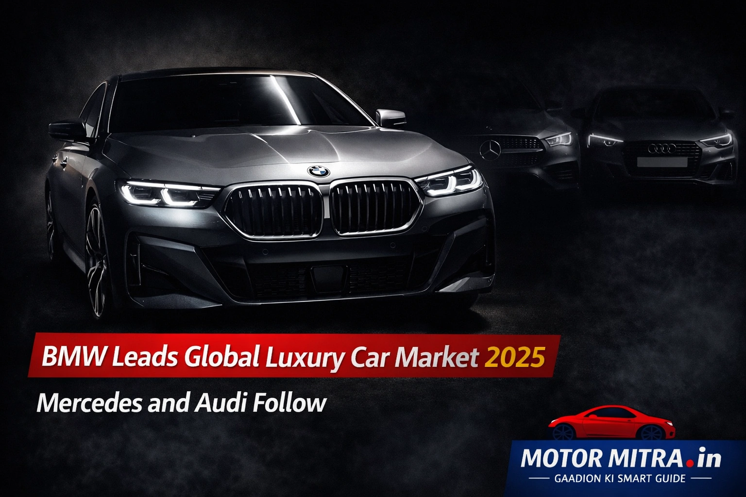 BMW Leads Global Luxury Car Market in 2025 as Mercedes, Audi Follow