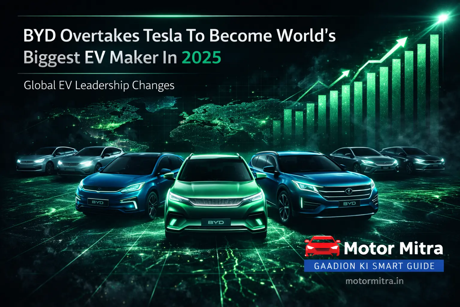 BYD Overtakes Tesla To Become World’s Biggest EV Maker In 2025