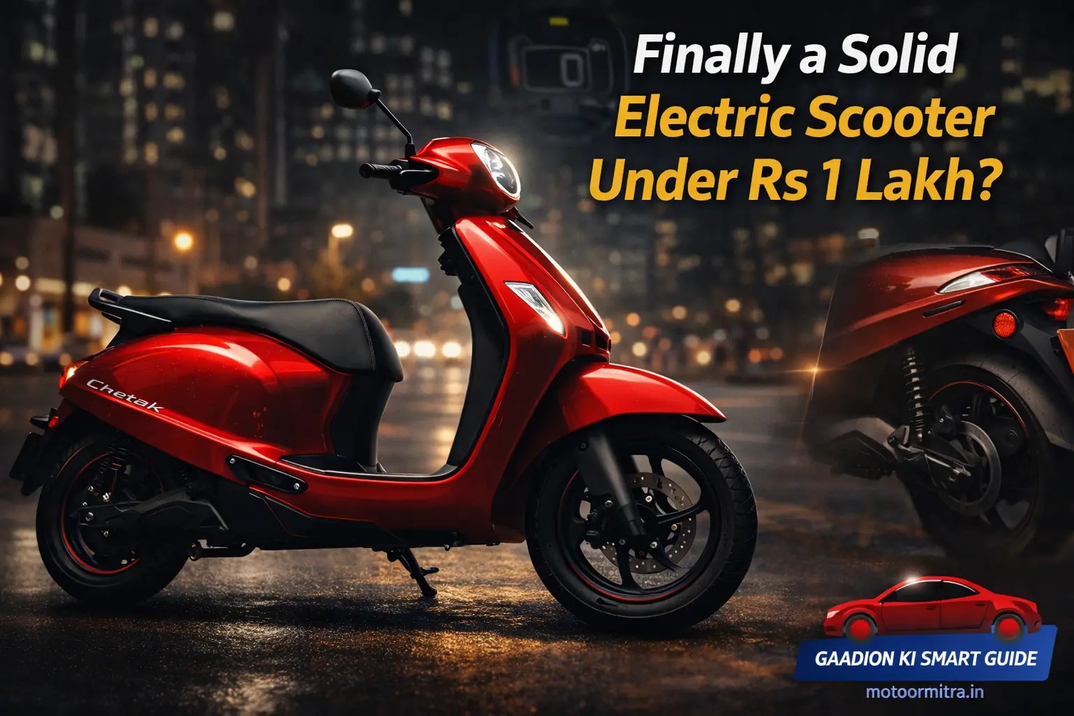 Bajaj Chetak C25 First Ride: Finally a Solid Electric Scooter Under Rs 1 Lakh?