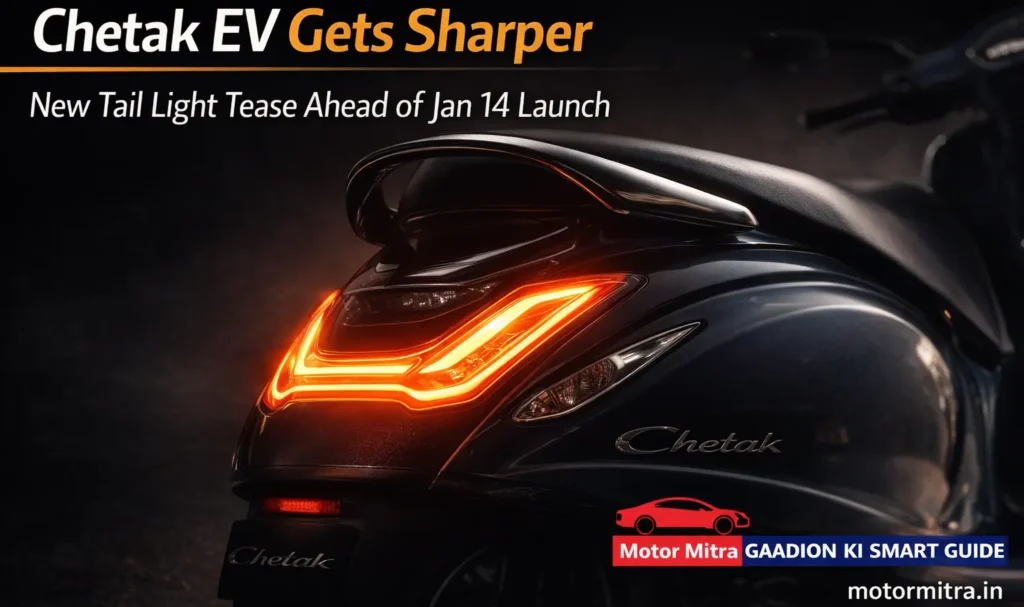 Electric Scooter War Heats Up: New Bajaj Chetak EV Teased, Launch on Jan 14