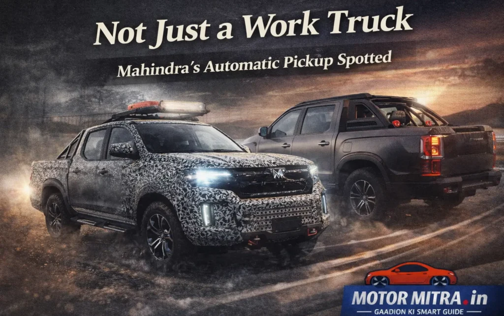 Big Scoop: Mahindra Scorpio-N Based Pickup Spotted with Automatic Gearbox 2026