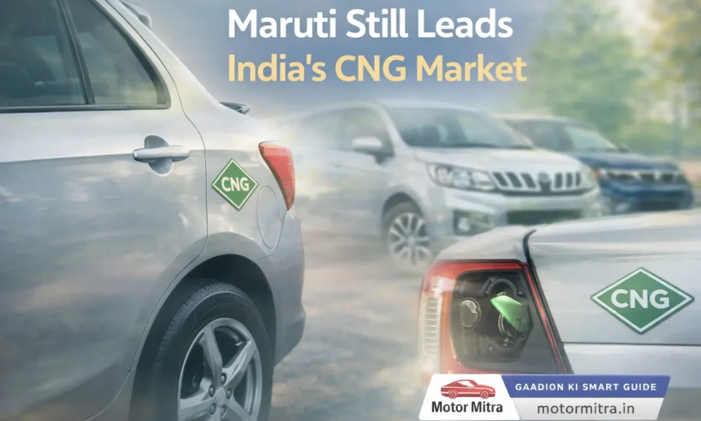 India Crosses Record 8 Lakh CNG Car Sales in FY2025— Maruti Suzuki Dominates the Market