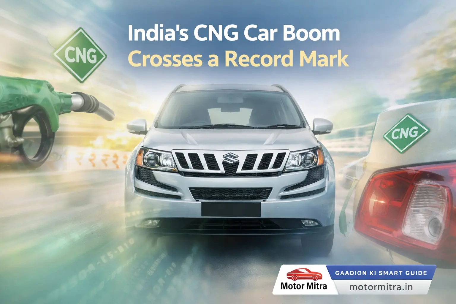 India Crosses Record 8 Lakh CNG Car Sales in FY2025— Maruti Suzuki Dominates the Market