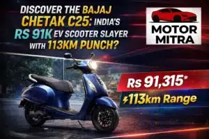 Bajaj Chetak C25: India's Rs 91K EV Scooter Slayer with 113km Punch?