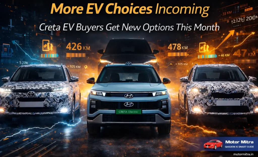 2 New Electric SUVs to Rival Creta EV Arriving This Month from Toyota & Maruti