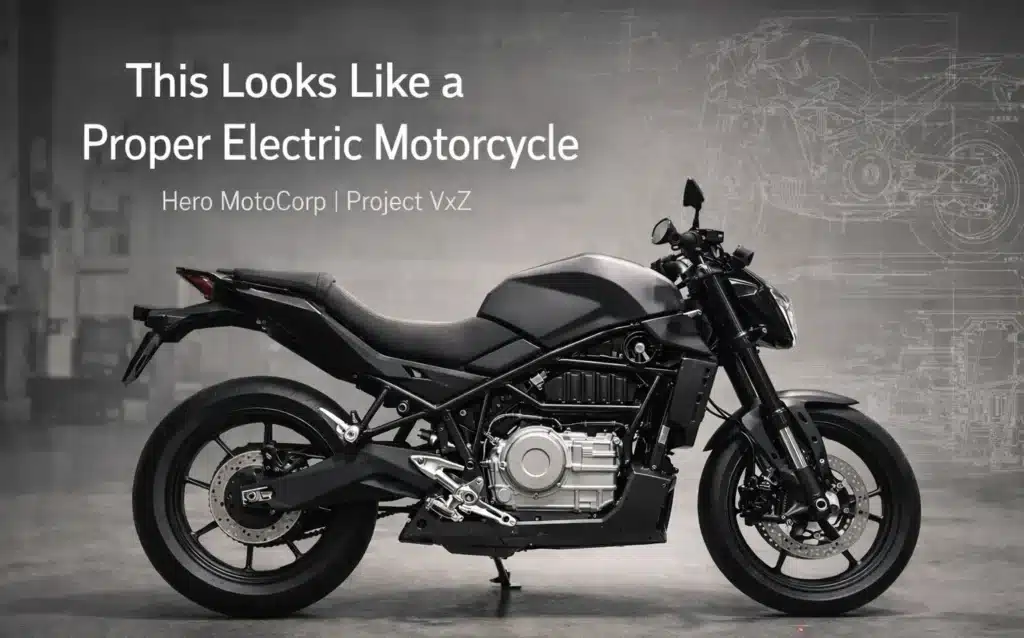 Hero MotoCorp Project VxZ Patents Leak 2026: This Looks Like a Proper Electric Motorcycle