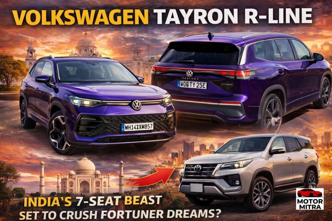 Volkswagen Tayron R-Line: India's 7-Seat Beast Set to Crush Fortuner Dreams?