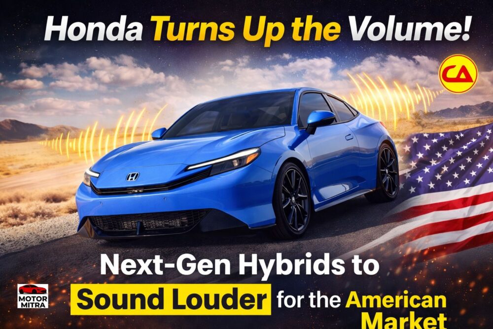Honda Turns Up the Volume: Next-Gen Hybrids to Sound Louder for the American Market