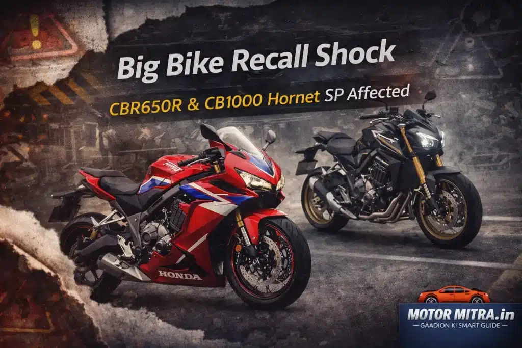 Big Bike Recall Shock: Honda Calls Back CBR650R and CB1000 Hornet SP