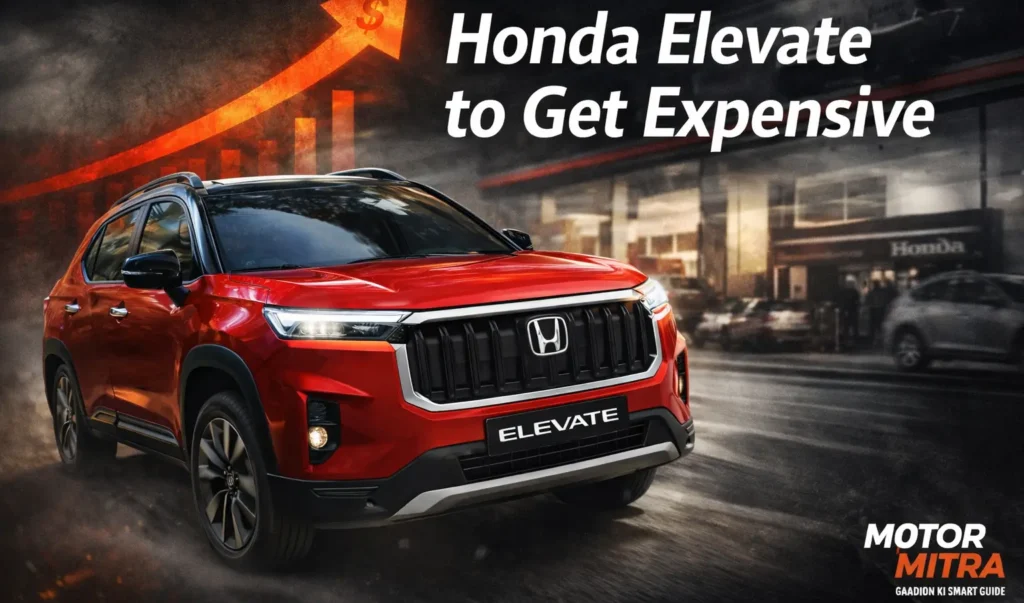 Big Price Hike Alert: Honda Elevate to Get Expensive from January 2026