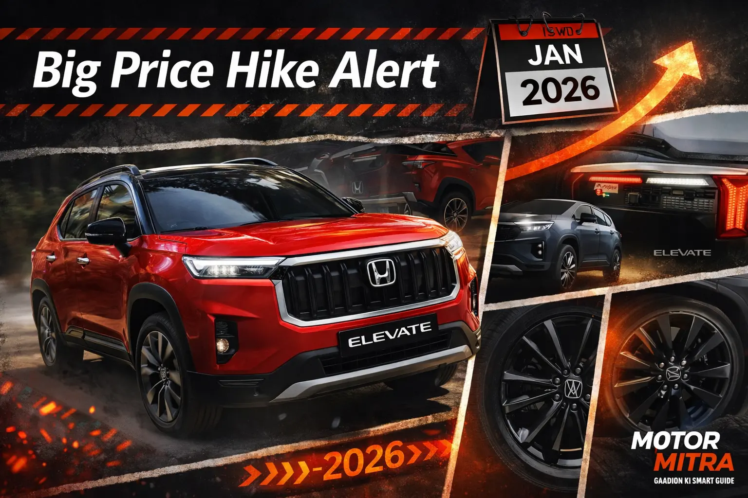 Big Price Hike Alert: Honda Elevate to Get Expensive from January 2026