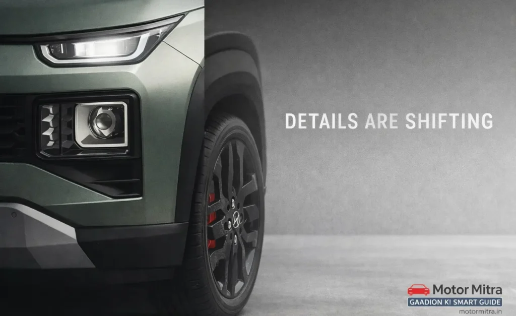 Hyundai Exter Facelift Spied: A Silent Update With Big Changes Coming in 2026