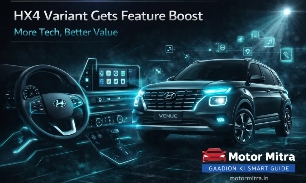 Hyundai Expands Venue Range With HX5+ Launch At Rs 10 Lakh, Updates HX4 Variant