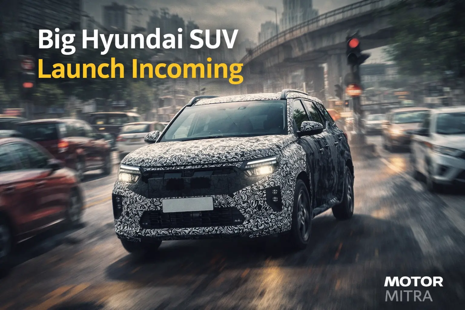 Hyundai’s New Compact SUV Spotted in Mumbai— Big Launch Incoming 2026