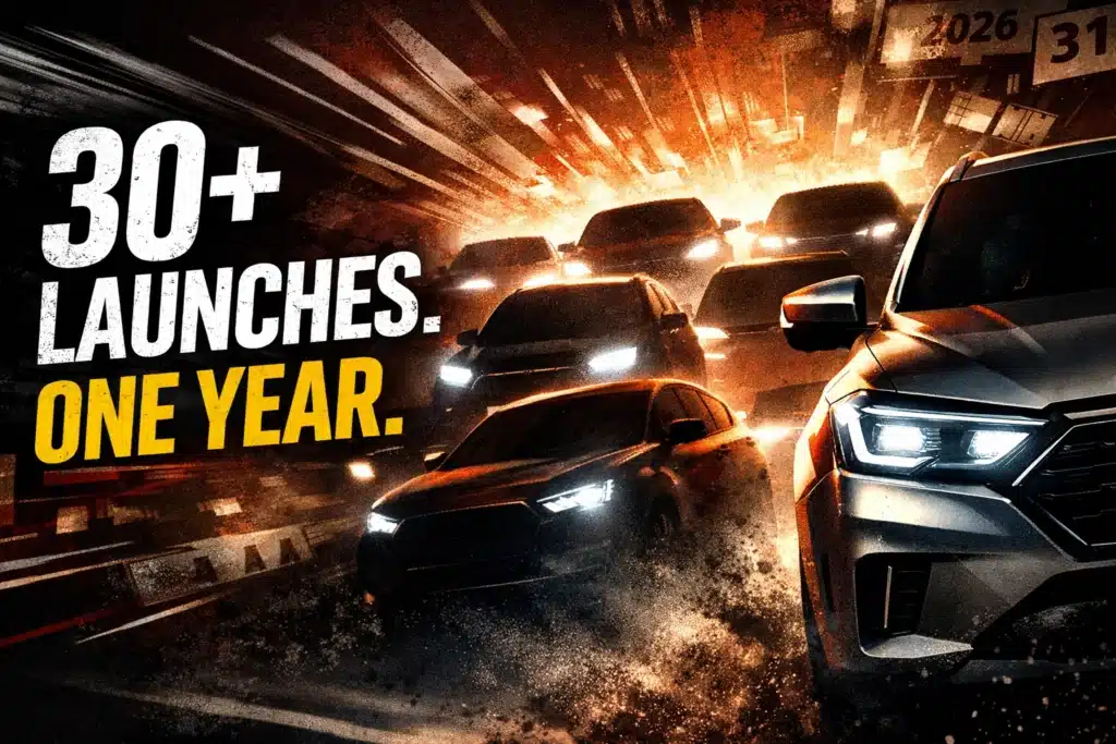 India’s Car Market Is About to Explode— 30+ New Launches Hit in 2026