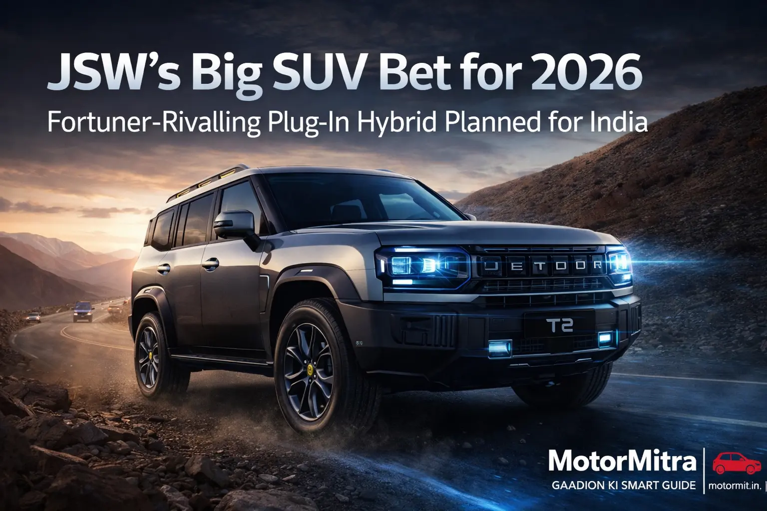 JSW Bets Big on SUVs In 2026: Fortuner-Rivalling Plug-In Hybrid Planned for India