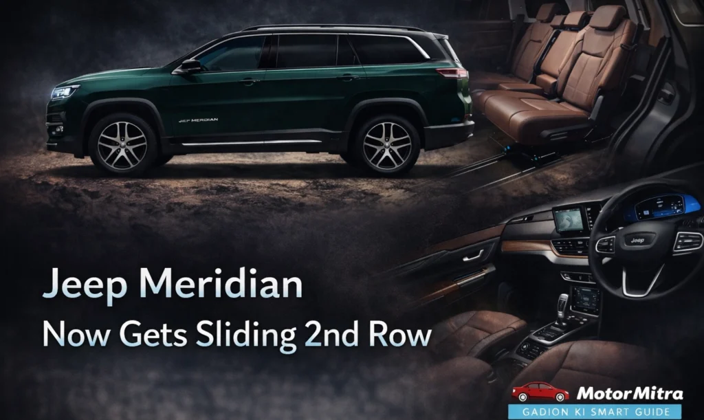 2026 Jeep Meridian Launched At Rs 23.33 Lakh, Now Gets Sliding 2nd Row Seats