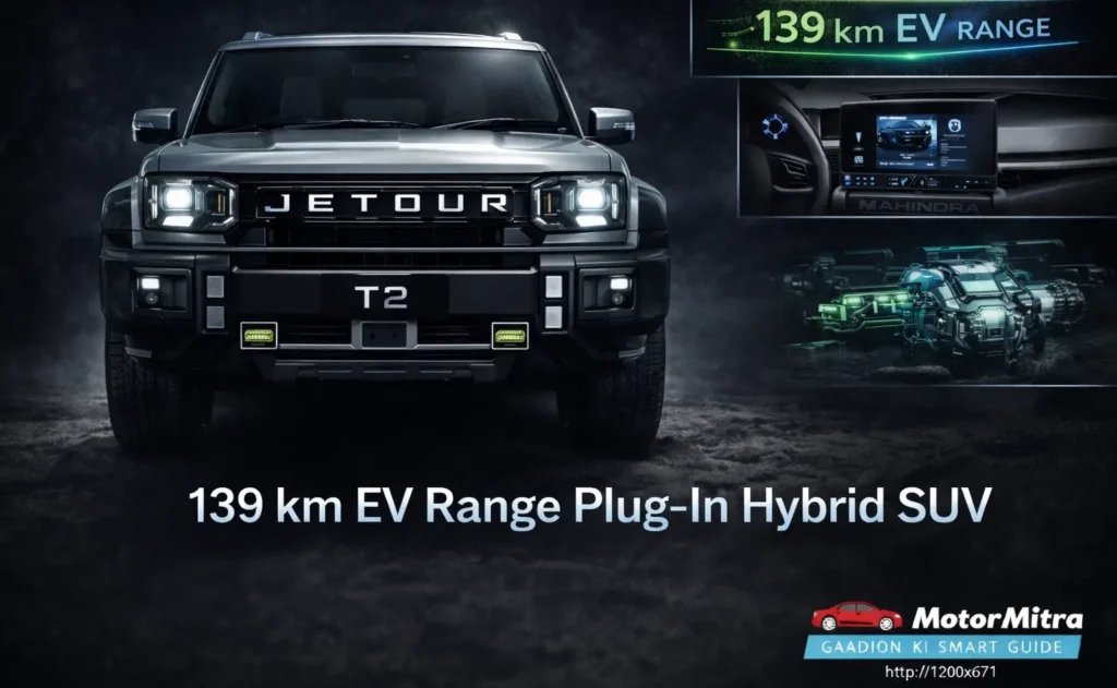 JSW’s First Passenger SUV Leaked– Jetour T2-Based Hybrid With 139 km EV Range