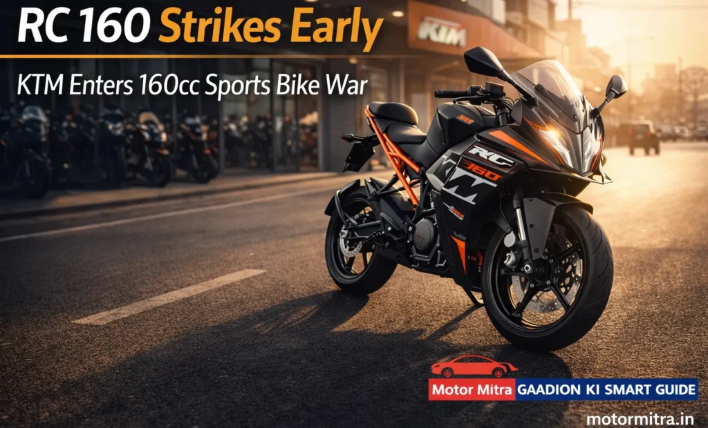 KTM Fires First Shot in RC 160 Sports Segment- Reaches Showrooms Before Launch