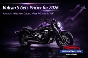 Kawasaki Vulcan S Gets Pricier for 2026 – New Colour Added, Price Up by Rs 54,000