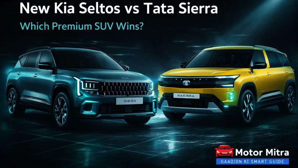 New Kia Seltos vs Tata Sierra 2026– Premium SUV Battle Explained