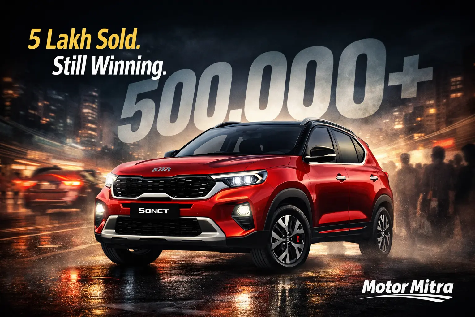 Kia Sonet Crosses 5 Lakh Sales— What Is This Compact SUV Doing Right?