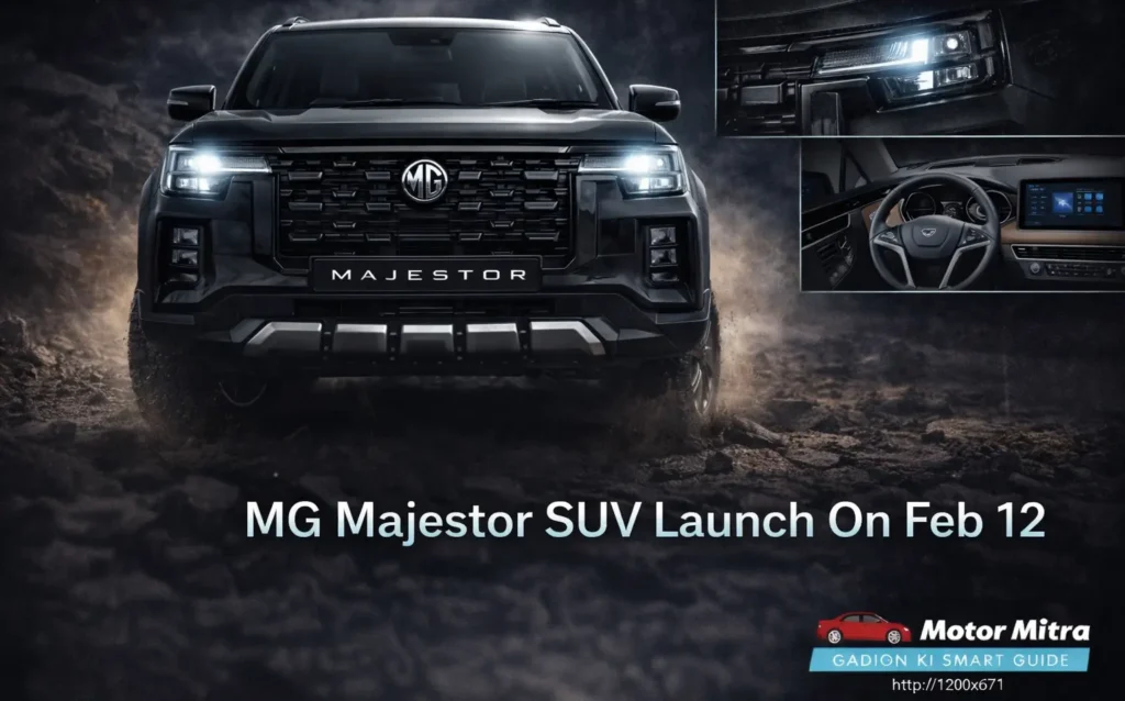 MG Majestor SUV Spotted Off Roading Just Days Before Feb 12 Launch