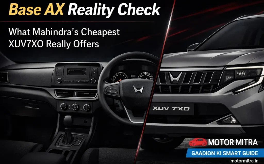 Mahindra XUV7XO Base AX EXPOSED | Cheapest Variant Explained in Pictures