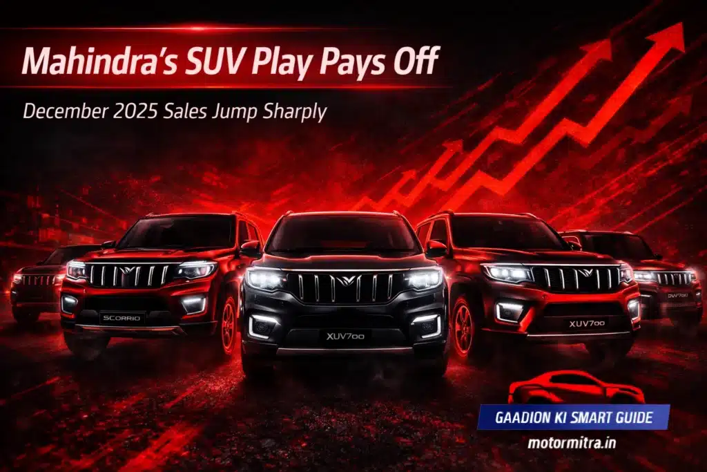 Mahindra's SUV Play Pays Off – Dec 2025 Sales Jump Sharply
