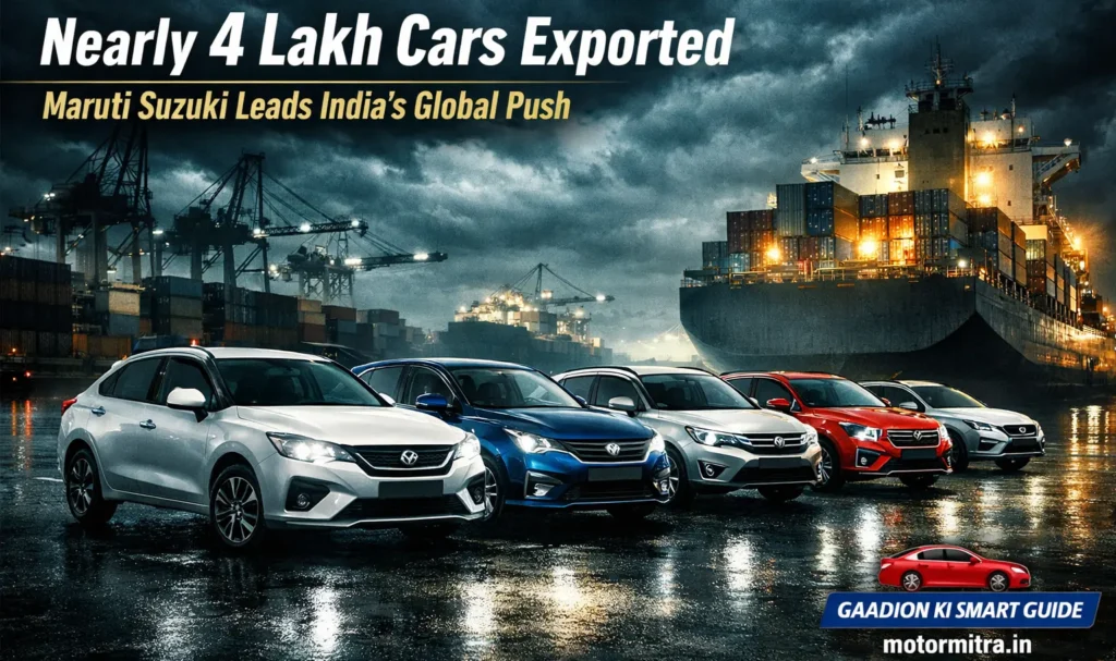 India’s Car Export King Maruti Suzuki Builds 22.5 Lakh Vehicles in CY25