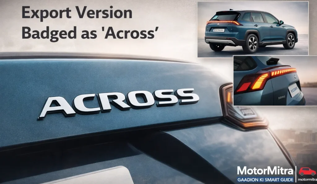 Maruti Suzuki’s Victoris Goes Global Before India Launch 2026— Exported as ‘Across’