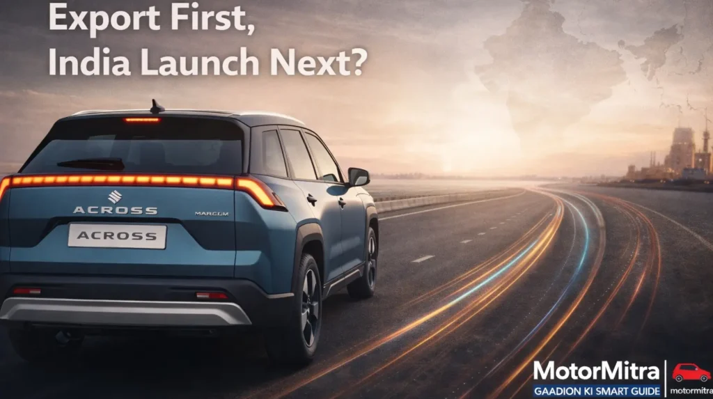 Maruti Suzuki’s Victoris Goes Global Before India Launch 2026— Exported as ‘Across’