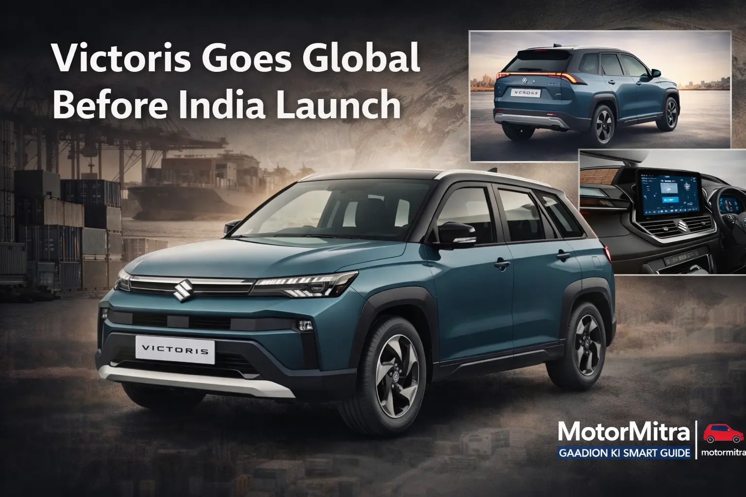 Maruti Suzuki’s Victoris Goes Global Before India Launch 2026— Exported as ‘Across’