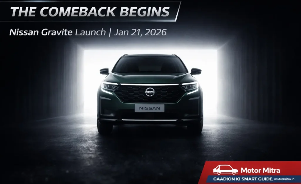 Nissan Gravite Set for Jan 21, 2026 Launch | A Fresh Start for Nissan in India