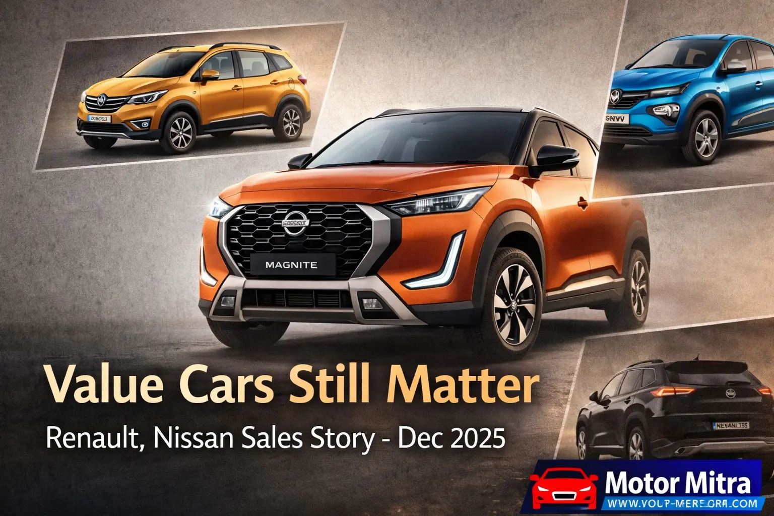 Value Cars Still Matter: Renault, Nissan Sales Story Of Dec 2025