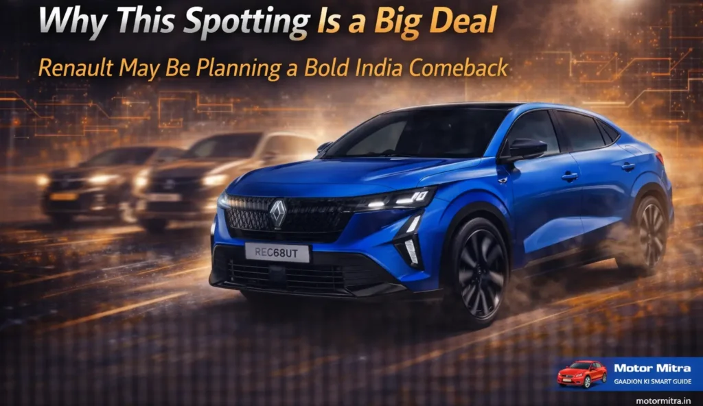 SPOTTED! Renault Rafale Coupe SUV Caught Testing in India 2026– Big Move Coming?
