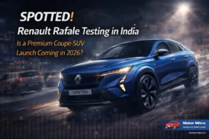 SPOTTED! Renault Rafale Coupe SUV Caught Testing in India 2026– Big Move Coming?
