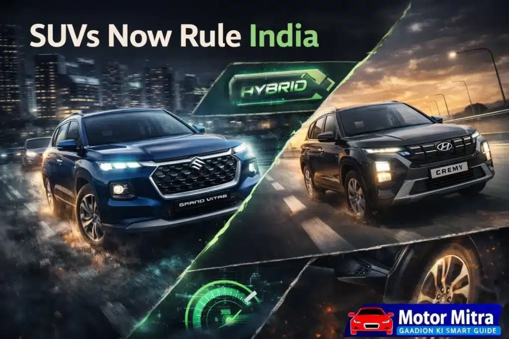 SUV Sales Dec 2025 Cross 4.4 Lakh– Creta, Grand Vitara Lead The Charge