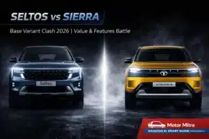 Seltos vs Sierra Base Variant Clash 2026 | Value, Features and Engine Comparison