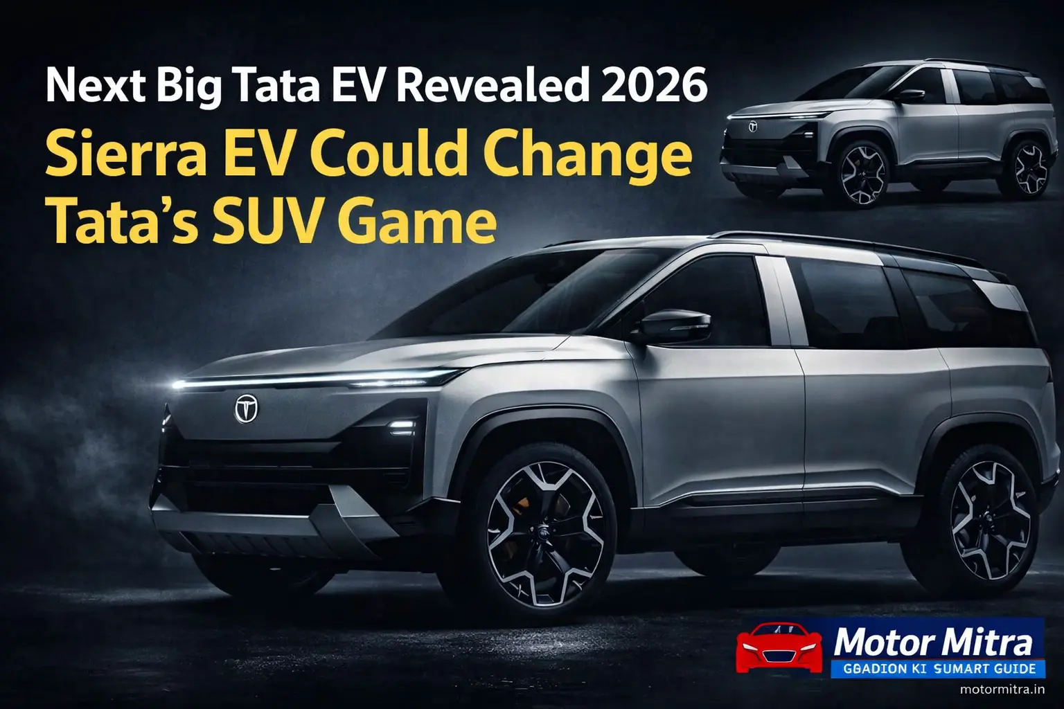 Next Big Tata EV Revealed 2026– Sierra EV Could Change Tata’s SUV Game