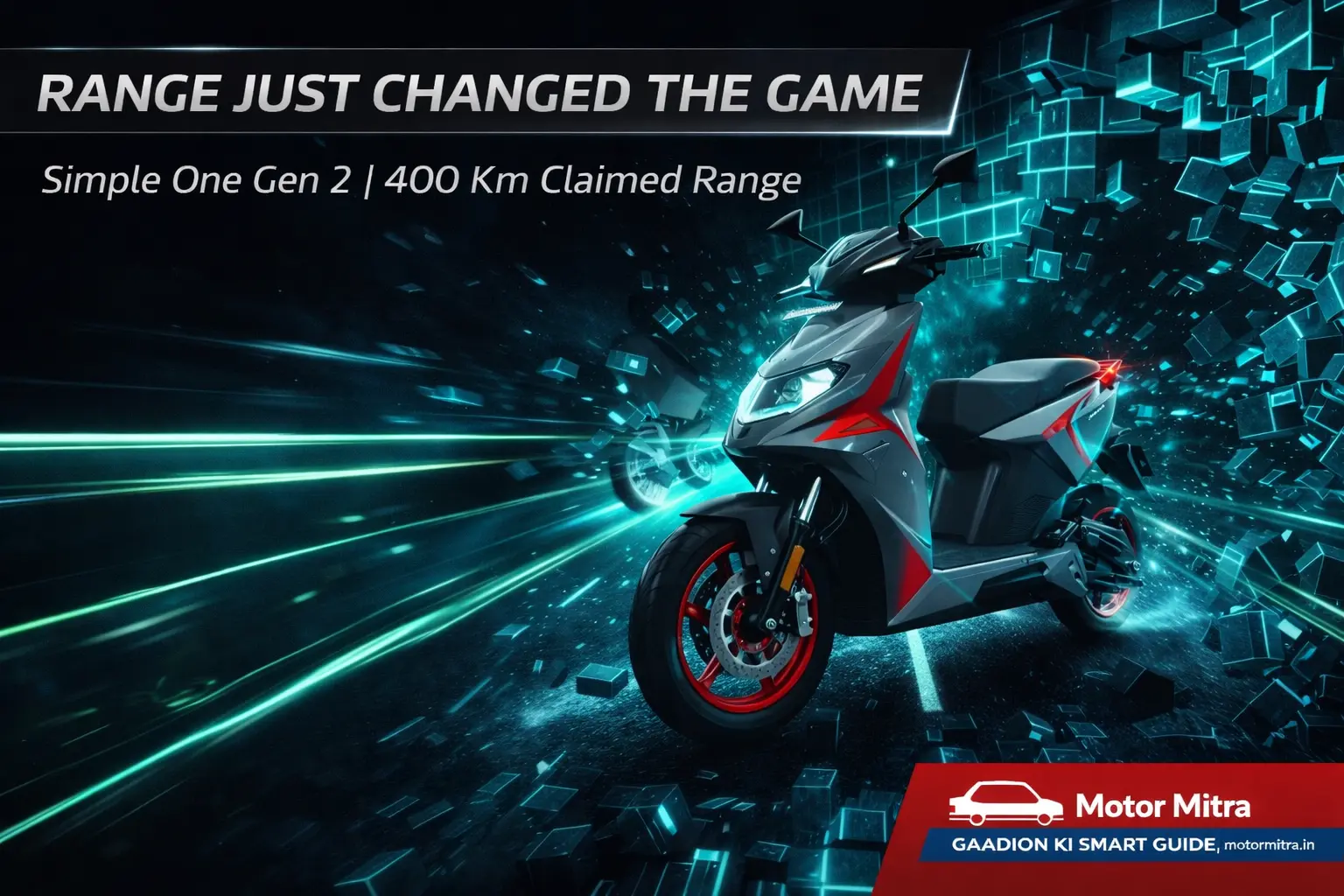 Simple One Gen 2 Launched at Rs 1.4 Lakh With Massive 400 Km Claimed Range