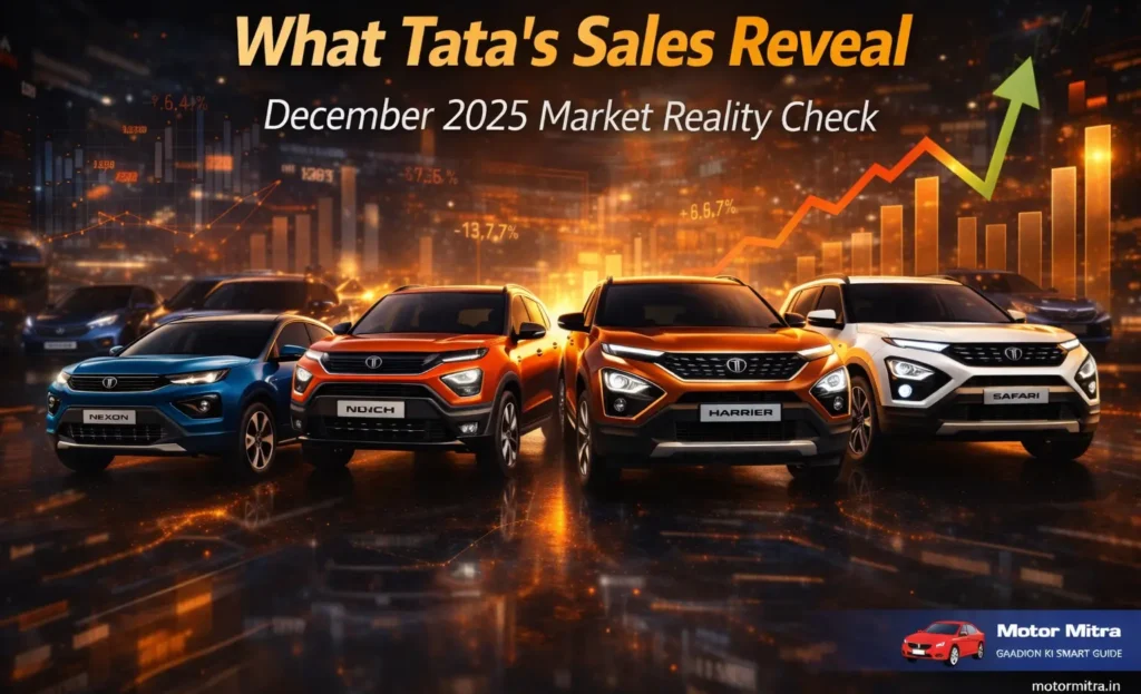 Tata Motor’s December 2025 Scorecard: How Nexon, Punch, Harrier & Safari Performed
