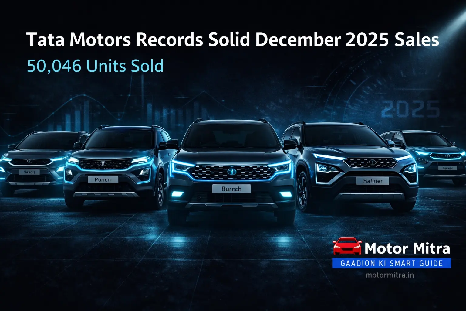 Tata Motors Records Solid Dec 2025 Sales, 50,046 Units Sold