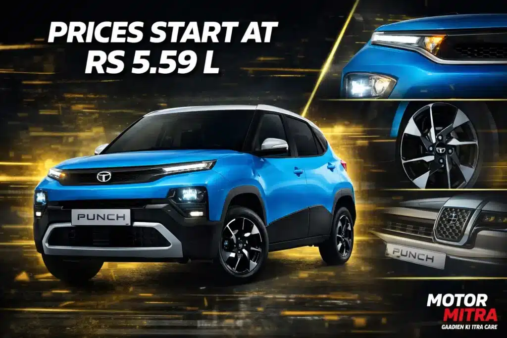 New Tata Punch Facelift Launch– Prices Start at Rs 5.59 L, Turbo Petrol Steals the Show