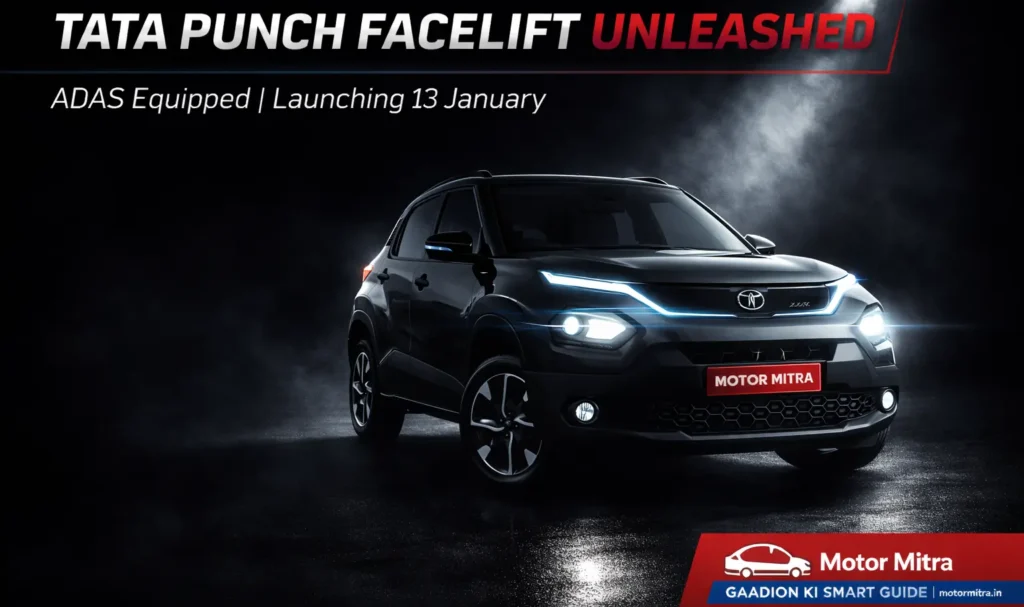 Tata Punch Facelift Raises the Bar With ADAS Tech, 13 Jan Launch Confirmed