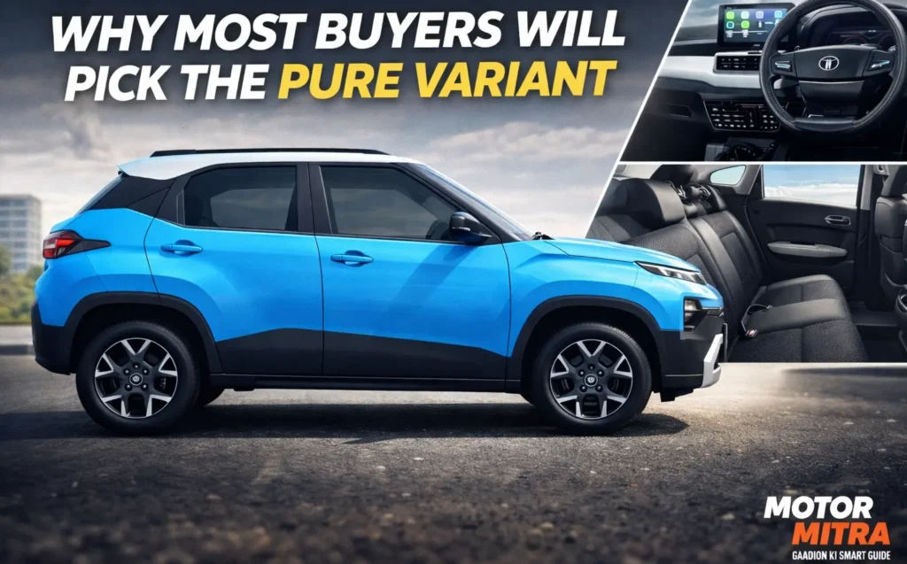 2026 Tata Punch Facelift Is Out– Why Most Buyers Will Pick the Pure Variant