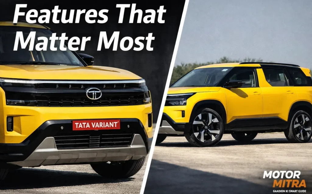 Tata Sierra Pure Second Base Variant Revealed 2026– Features That Matter Most