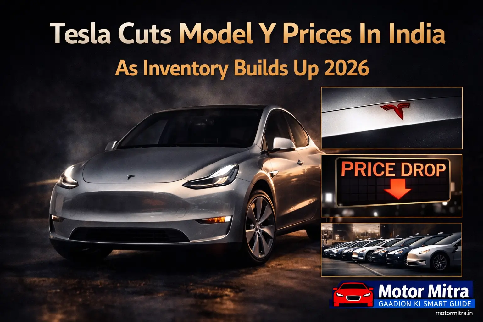 Tesla Cuts Model Y Prices In India As Inventory Builds Up 2026