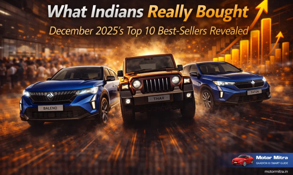 India’s Car Market Exposed! Top 10 Cars & SUVs That Ruled December 2025