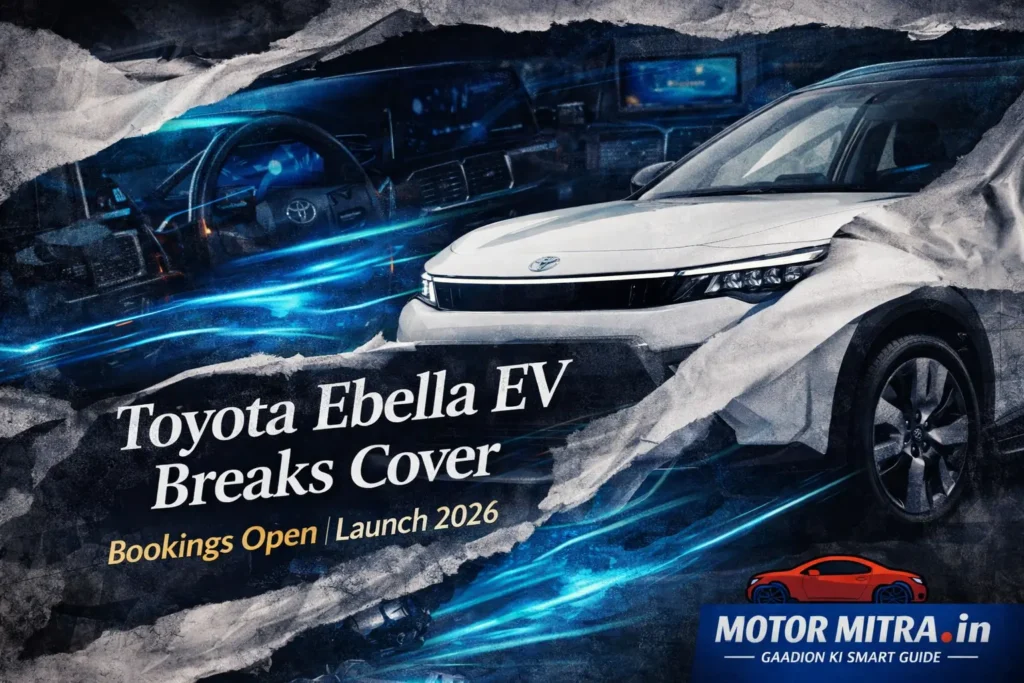 Toyota Ebella EV Breaks Cover- Bookings Start Ahead of Launch 2026